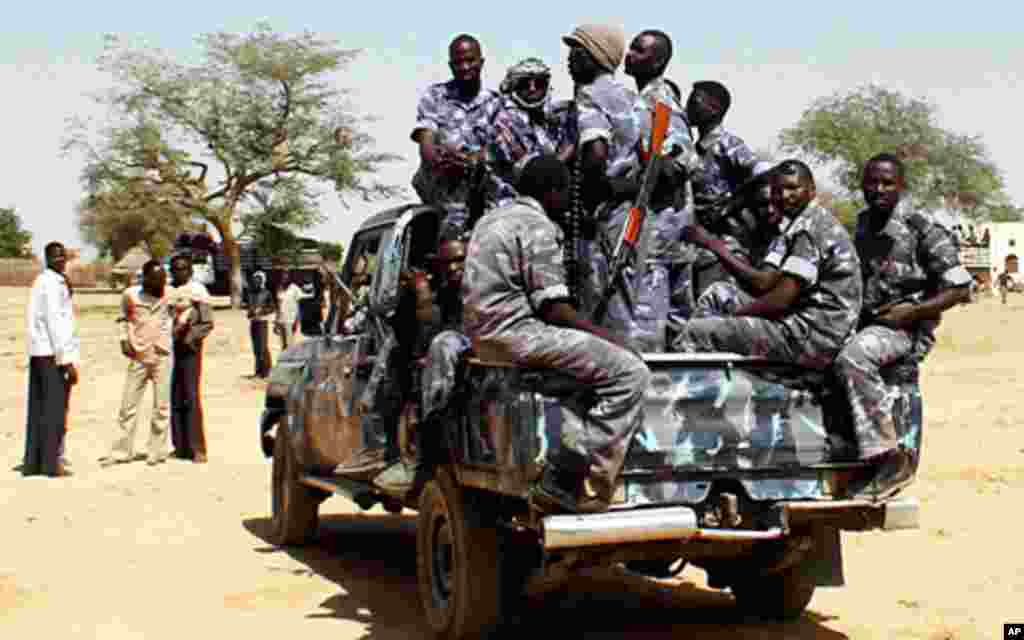 Government soldiers now provide protection for UN convoys in the region. Habila Canari