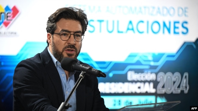 El candidato presidencial Daniel Ceballos.