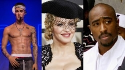 Top Ten Americano: Justin Bieber atropelou paparazzi; Cor da pele definiu relação de Tupac e Madonna