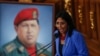 La vicepresidenta de Venezuela, Delcy Rodríguez, durante la presentación del plan de gastos anual ante el Parlamento, el martes 3 de diciembre de 2024.