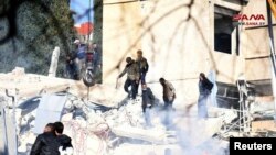حمله منتسب به اسرائیل به حومه دمشق (آرشیو)