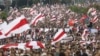 Učesnici protesta u Minsku, 6. septembar 2020. (Foto: Tut.By via REUTERS)