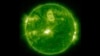 This image provided by NASA shows the Sun seen from the Solar Dynamics Observatory satellite on March 23, 2024. Space weather forecasters have issued a geomagnetic storm watch through March 25, 2024.