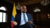 El ministro de Relaciones Exteriores de Colombia, Luis Gilberto Murillo, durante una entrevista en Bogotá. 