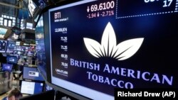 Financial Markets Wall Street British American Tobacco