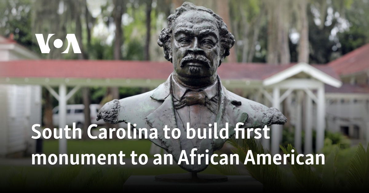 South Carolina to build first monument to an African American