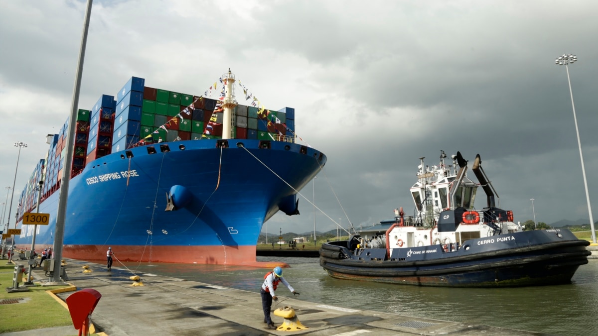 Drought Affects Panama Canal Shipping