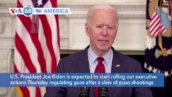 VOA60 Ameerikaa - Biden Announces Actions on Gun Violence