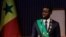 FILE — Senegal's newly elected President Bassirou Diomaye Faye addresses the audience after he took the oath of office during his inauguration ceremony in Dakar, on April 2, 2024.