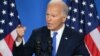 US President Joe Biden speaks during a press conference at the close of the 75th NATO Summit at the Walter E. Washington Convention Center in Washington, DC on July 11, 2024. (Photo by Mandel NGAN / AFP)