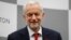 Britain's Labour Party leader Jeremy Corbyn waits to make an address after he retained his seat in Islington, London, June 9, 2017. 