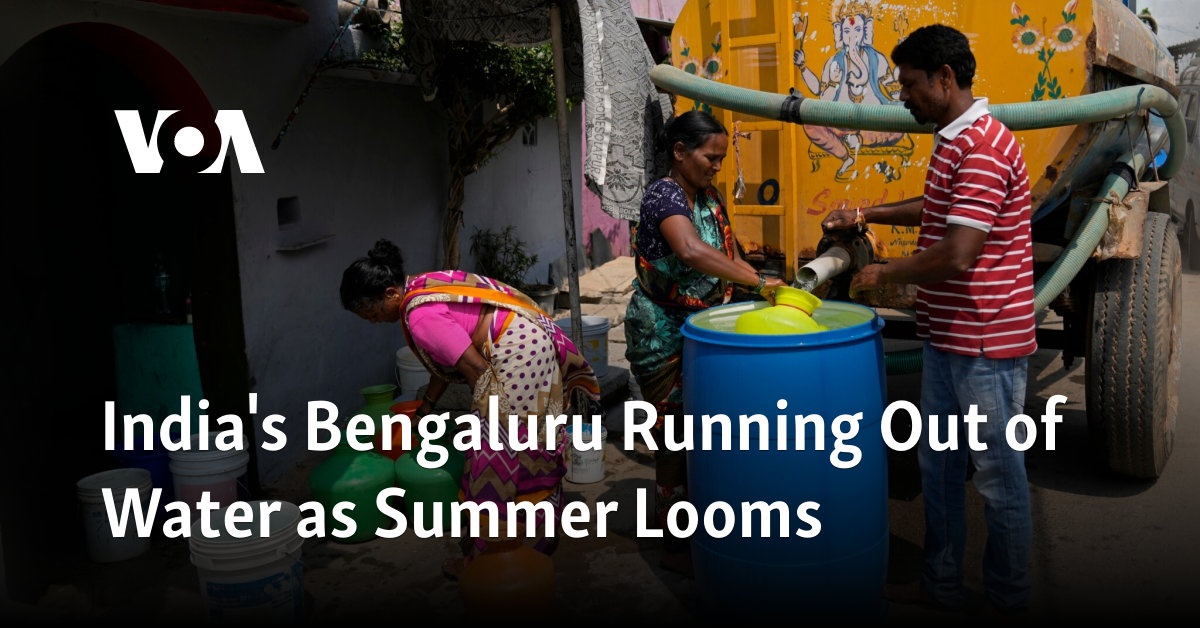 India's Bengaluru Running Out of Water as Summer Looms