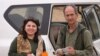 Maryam Mombeini appears in this undated photo with her late husband, Iranian-Canadian environmentalist Kavous Seyed-Emami, who died in Feb. 2018 in an Iranian prison after being arrested the previous month on suspicion of spying.