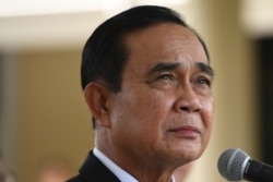 Thailand's Prime Minister Prayut Chan-O-Cha attends a signing ceremony for the agreement to purchase AstraZeneca's potential COVID-19 vaccine at Government House in Bangkok on Nov. 27, 2020.
