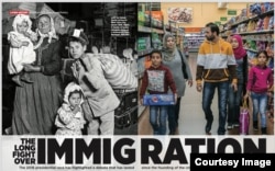 Scholastic Inc.’s magazines, aimed at young readers, tackle election issues such as immigration policy and history. (Courtesy of Scholastic Inc.)