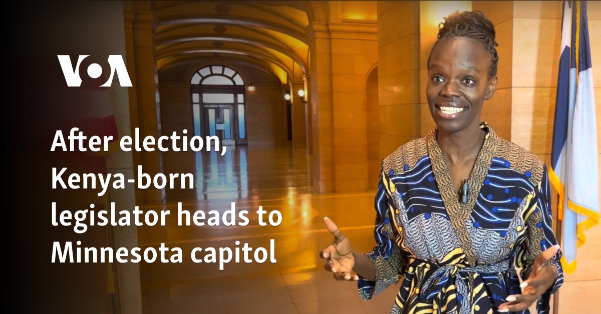 After election, Kenya-born legislator heads to Minnesota capitol