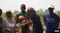 Yamirai Hawa, popular known as Hajia Hawa, is popular in community for her charity towards people displaced by Boko Haram's violence, Maiduguri, Nigeria, Sept. 2016. (Photo: C. Oduah)