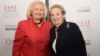 Former Secretary of State Madeleine Albright, right, poses with Ambassador Melanne Verveer, co-founder Seneca Women, at Seneca Women's Fast Forward Women’s Innovation Forum, Sept. 29, 2018, held in New York.