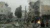شام میں باغیوں پر فضائی حملے جاری، ہلاکتیں 500 سے بڑھ گئیں 