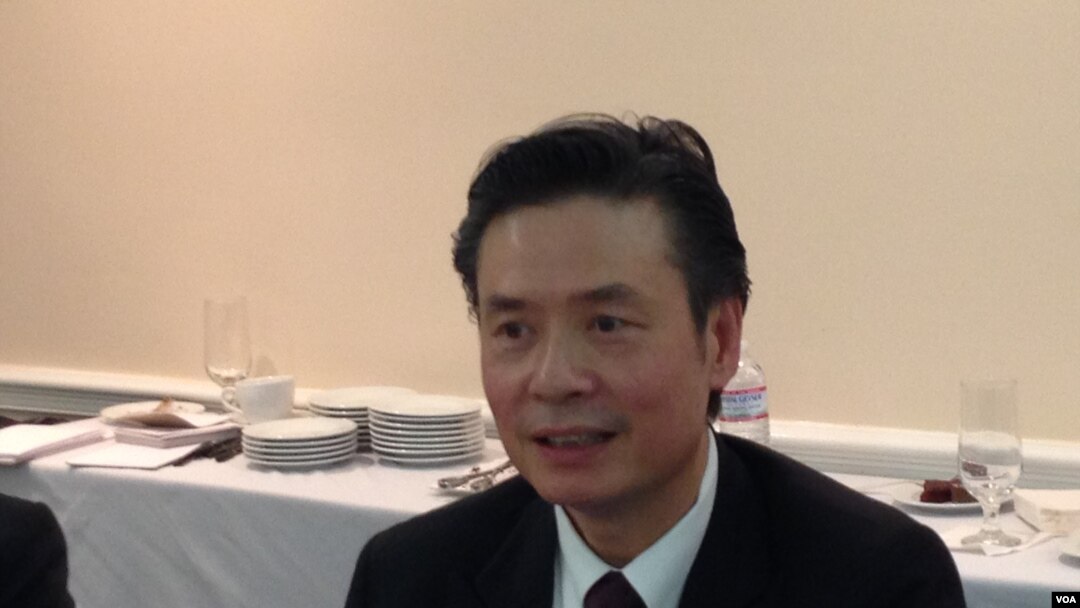 台灣駐美代表金溥聰 (美國之音鍾辰芳拍攝)