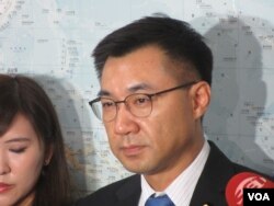 台灣在野黨國民黨立委江啟臣（美國之音張永泰拍攝）