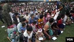 Ribuan pengungsi Kachi meninggalkan kampung halaman akibat kekerasan oleh tentara Birma.