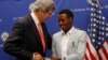 Керри встретился с победителем Бостонского марафона в Эфиопии
