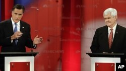 ڕامنی و گنگرچ له‌ ململانێـیه‌کی سه‌ختدان بۆ به‌ده‌سـتهێنانی پشـتیوانی له‌ فلۆریدا