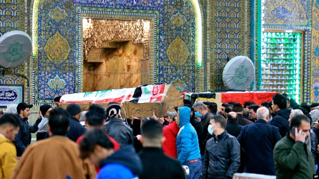 تەرمی هەندێک لە کوژراوانی دوو تەقینەوەکەی پێنچشەمە ٢١ی مانگی یەکی ٢٠٢١ی زاینی لە بەغدا