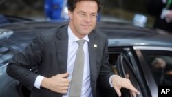 El primer ministro Mark Rutte presentó su dimisión a la reina Beatriz.
