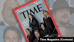 La revista Time escogió como su Persona del Año 2017 al movimiento contra el acoso sexual #MeToo.