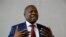 Zweli Mkhize s'adresse aux étudiants de l'université d'Afrique du Sud (UNISA) à Roodeport, en Afrique du Sud, le 4 octobre 2017. 
