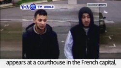 VOA60 World PM - Paris Attack Suspect Appears in French Court