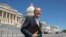 FILE - Rep. Adam Schiff, D-Calif., Chairman of the House Intelligence Committee, walks across the plaza on Capitol Hill in Washington.