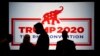 The room is set and delegates begin to arrive for the first day of the Republican National Convention, in Charlotte, N.C. 