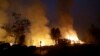 Kebakaran juga melanda Hotel Hilton Sonoma Wine Country di Santa Rosa, California, Senin (9/10). 