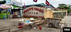 ទិដ្ឋភាព​ដែល​មាន​សភាព​ស្ងប់ស្ងាត់នៅ​សួន​ឧស្សាហកម្ម​កាណាឌីយ៉ាស្ថិត​នៅ​តាម​បណ្តោយ​ដងមហាវិថី​វេងស្រេង នៅ​ក្រុង​ភ្នំពេញ នា​ពេល​ថ្ងៃ​ព្រហស្បតិ៍ ទី០៥ ខែ​មីនា ឆ្នាំ២០២០។ (ណឹម សុភ័ក្រ្តបញ្ញា/VOA)