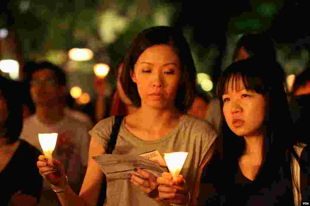 Hong Kong Victoria Park Tiananmen Vigil Slide 1