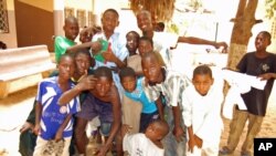 Children at Ginddi Center for children in difficulty in Dakar