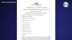 Informe de comisión legislativa ecuatoriana determina responsabilidad de empresario Alex Saab