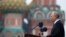 El presidente ruso, Vladimir Putin, habla durante el desfile militar del Día de la Victoria en la Plaza Roja en Moscú el jueves, 9 de mayo de 2019.