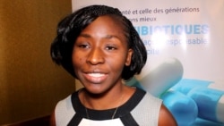 Dr Dimiline Badombéna-Wanta Nimon, pharmacienne, Lomé, le 21 novembre 2019. (VOA/Kayi Lawson)
