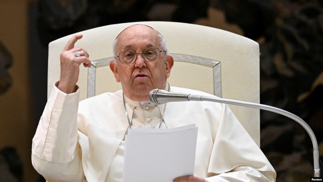 El papa Francisco durante una audiencia en El Vaticano el 3 de enero de 2024.