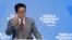 23 enero 2019 - El primer ministro japonés, Shinzo Abe, en el Foro Económico Mundial.