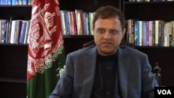 FILE - Afghanistan’s ambassador to Pakistan, Omar Zakhilwal, speaks to VOA in Islamabad.