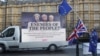 اقدام اعتراضی مخالفان خروج بریتانیا از اتحادیه اروپا