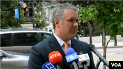 Declaraciones hechas por Iván Duque en el último día de su visita a Washington D.C., la capital de Estados Unidos, 5 de julio 2018.