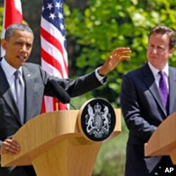 Le Premier ministre David Cameron et le président Obama