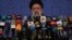 El presidente electo de Irán, Ebrahim Raisi, habla durante una conferencia de prensa en Teherán, Irán, el 21 de junio de 2021.