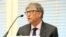 FILE - Bill Gates, co-founder of the Bill & Melinda Gates Foundation, speaks during a news conference on neglected tropical diseases in Geneva, Switzerland, April 18, 2017.